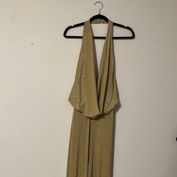 Sparkly halter top jumpsuit - Picture 1 of 5